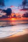 Sunset over the Pacific at Playa Matapalo, Puntarenas Province, Costa Rica Art Print